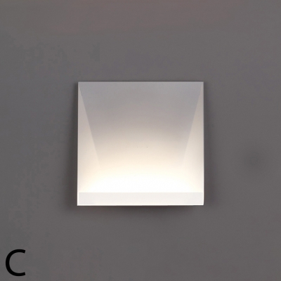 Nordic Contemporary Creative Indoor Wall Light Metal Square Sconces  for Balcony TV Wall