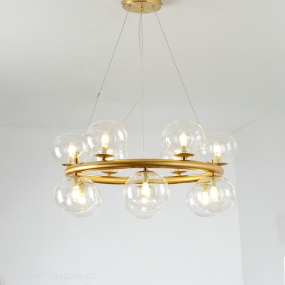 Modern Gold Chandelier 23.62