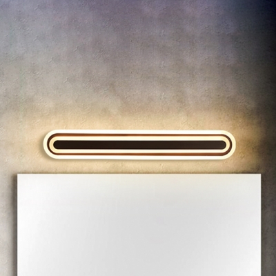 Great Light for Bathroom Waterproof Antifog LED Acrylic Vanity Light 11-29W Energy Efficient Brown LED Linear Wall Lighting