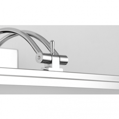 Bedside Bathroom Vanity Lighting 9W-16W High Bright Stainless Steel Arch Arm Chrome LED Bathroom Lights 4 Sizes for Option