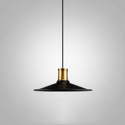 Industrial 1-Light Pendant for Restaurant Cafe with 8.66