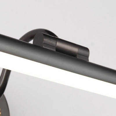 Reversible Black/Gold LED Tube Vanity Light 8/11/15W LED Neutral Adjustable Light Delicate Long LED Linear Lights for Bathroom Mirror