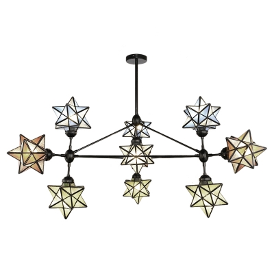 Special Designed Multi-Color Star Chandelier in Casual Style 2 Designs for Option