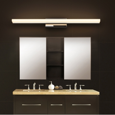 Bright Led Ambient Warm White 9w 20w Acrylic Vanity Lighting Modern Bathroom Rectangle Led Vanity Lights In Chrome Beautifulhalo Com