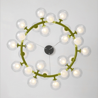 Creative Lighting Orb Clear Bubbles Chandelier 24.41