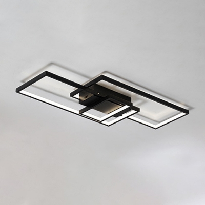 High Performance Black LED Frame Ceiling Flush Light 33.46