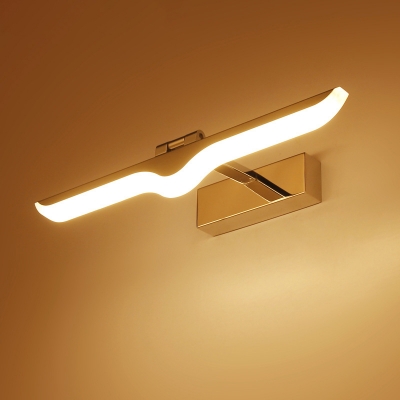 Bathroom Sconce Lights Chrome Vanity Light 9-16W High Performance LED Acrylic Linear Vanity Lighting