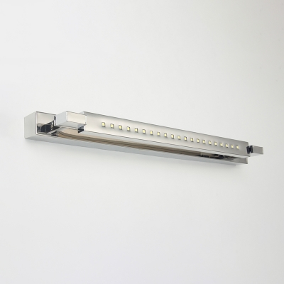 Reversible Bathroom Sconces Stainless Steel 5W-7W LED Warm White Linear Vanity Light 18.50