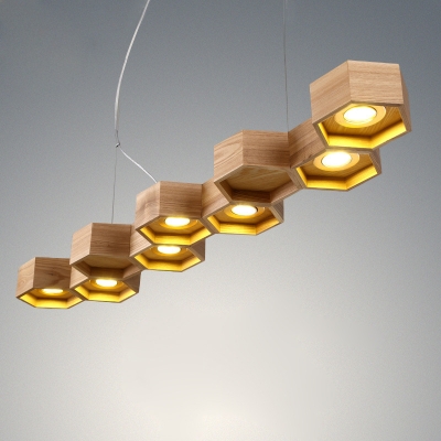 Contemporary LED Long Chandelier 27.56