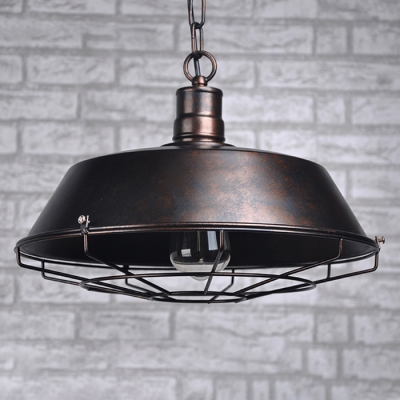 Industrial Pendant Light in Barn Style with 10.24