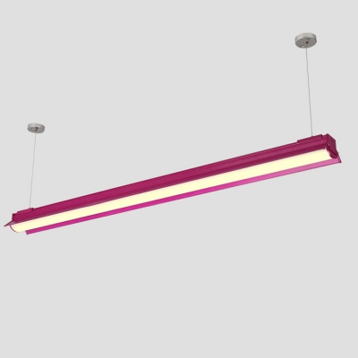 Multi Color LED Linear Hanging Pendant Light 46.46