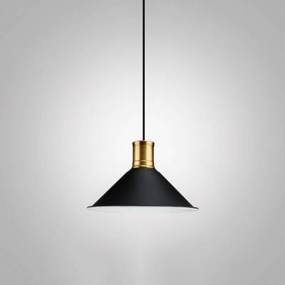 Industrial 1-Light Pendant for Restaurant Cafe with 8.66