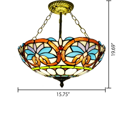 Baroque Style Stained Glass Shade 12