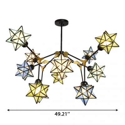Special Designed Multi-Color Star Chandelier in Casual Style 2 Designs for Option