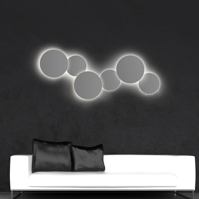 Post Modern Slim Round Led Wall Sconce 8