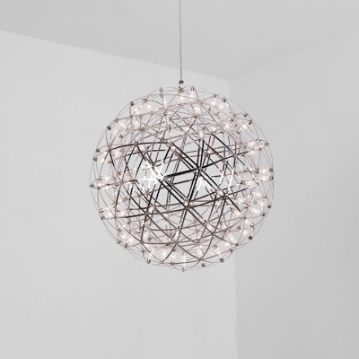 modern globe chandelier