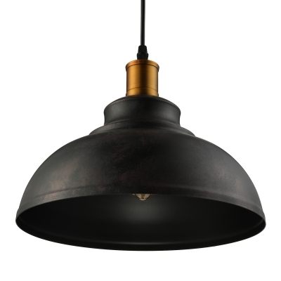 Rust Industrial Retro Pendant Light with Bowl Shape