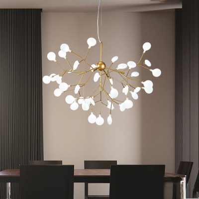 Home Decoration Height Adjustable Heracleum II LED Chandelier 9/27/36/45/54 Light High Output Hanging Lights for Living Room Restaurant Cafe