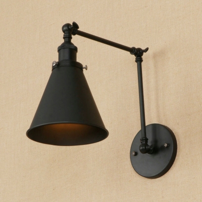 Concise Modern Swing Arm Wall Sconce, Wall Mounted Swing Arm Lamp