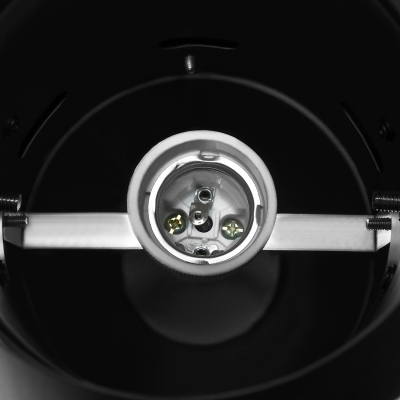 Greek Scissor LED Close to Ceiling Spotlight in Black