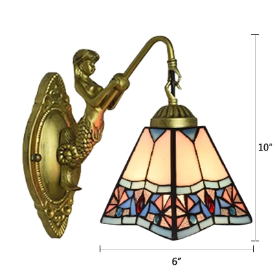Traditional Tiffany Lamp Mermaid 6