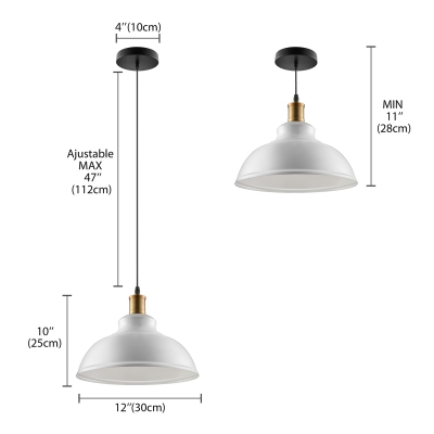 Modern Retro Pendant Lamp with An Industrial Design