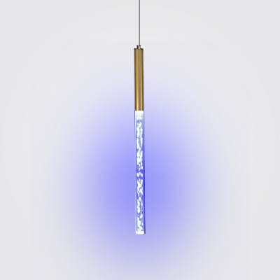 Magic LED Pendant Lights Post Modern Bubble Glass Tube Single Led Hanging Pendant Lights
