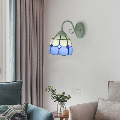 Nautical Simple Blue&White Wall Sconce with 6