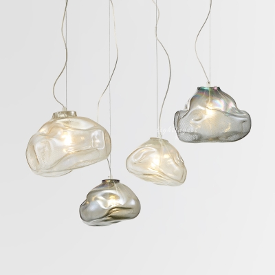 Modern Clear Glass Pendant Light 