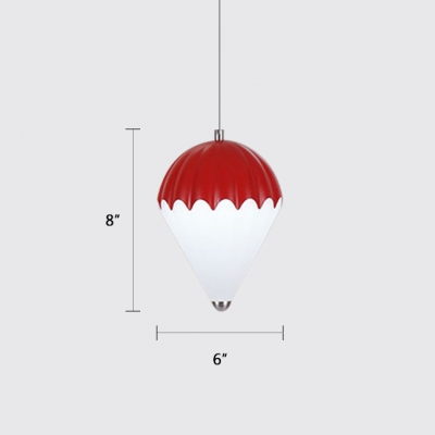 Hot Air Balloons Pendant Lights Nordic Style Plastic Single Light Mini LED Hanging Fixture