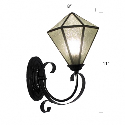 Lantern Design with Clear Glass Shade 8