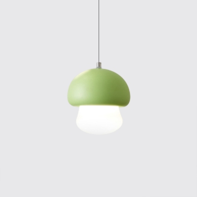 Mushroom Mini LED Pendant Lights Nordic Style Acrylic Single Head Hanging Ceiling Lights Cold White Light