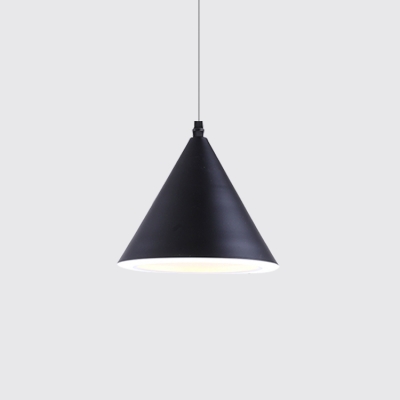 Macaroon Style Funnel LED Suspension Lights Acrylic 1 Light Pendant Lighting for Bedside Restaurant Cafe