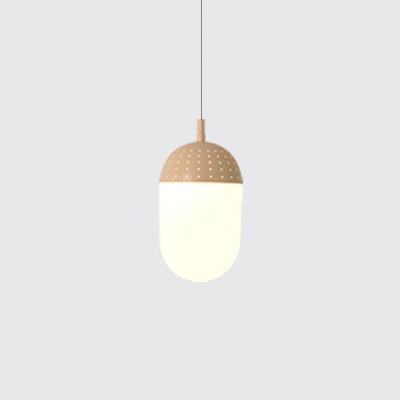 Acrylic Shade LED Pendant Lighting Nordic Style 1 Light Globe/Nut Mini Hanging Pendant Light