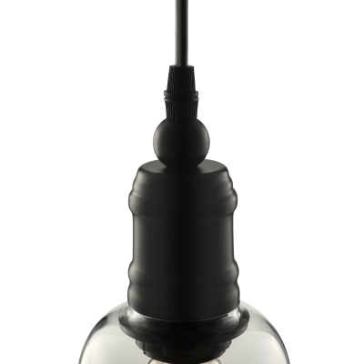 Single Light LED Mini Pendant with Clear Bell Glass Shade