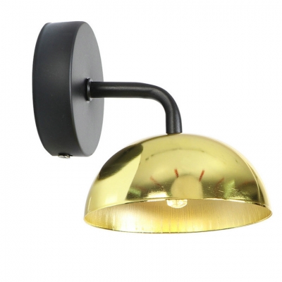 Armed Mini Wall Light Sconce Retro Style Metal Single Light Wall Lamp for Bedroom