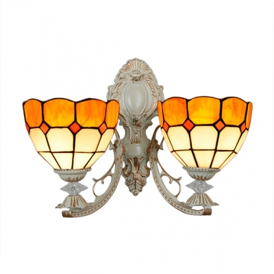 Tiffany Wall Sconce Mediterranean Style with 16