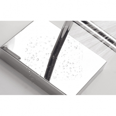 Armed Sconce Lighting Simplicity Smoke Glass Single Light Wall Light Fixture in Chrome