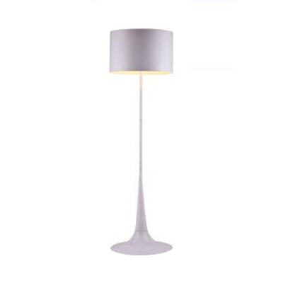 Pure White Round Floor Light Modern Designers Style Decorative Floor Lamp for Sitting Room