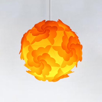 Colorful Contemporary Jigsaw Hanging Light Plastic 1 Light Drop Ceiling Lighting for Kids
