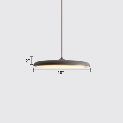 Designers Style Panels LED Hanging Lights Acrylic Shade 1 Light Pendant Lighting 10
