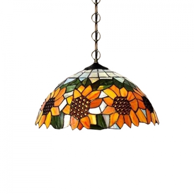 Classic Art Tiffany Ceiling Fixture with 12