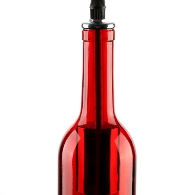 Industrial Pendant Light Liquor Bottle Repurposed