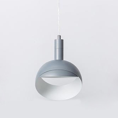 Rotatable Half Ball Suspension Light Modern Design Metal Hanging Lamp for Corridor