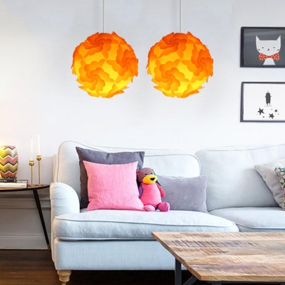 Colorful Contemporary Jigsaw Hanging Light Plastic 1 Light Drop Ceiling Lighting for Kids