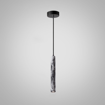 Concreted Cylinder Pipe Pendant Light Designers Style 1 Head Hanging Light for Kitchen