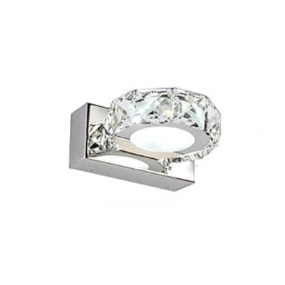 Stainless Crystal Vanity Light Contemporary 1/2/3/4 Lights LED Makeup Mirror Light