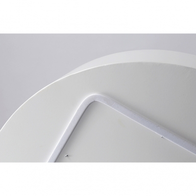 Designers Style Geometric Ceiling Light Acrylic Flush Mount Lighting in White for Bedroom