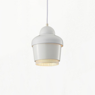 Single Head Bell Pendant Light Modern Design Steel Drop Ceiling