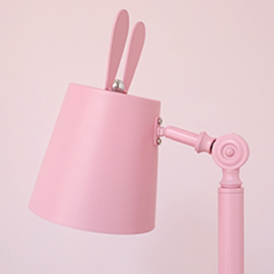 Lovely Tapered Reading Light Macaron Nordic Style Living Room Rotatable Metal 1 Head Desk Lamp